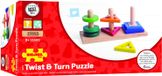 Bigjigs Toys Jeu de tri de formes - 3 formes géométriques