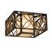 Steady Lighting Feiss LED Plafondlamp Remy | 2X E27 Max 60W | Dimbaar | Heritage Bronze/Parissiene Gold