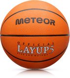 Meteor Layup 5 Basketbal Oranje Maat 5 Rubber