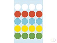 HERMA Etiket 1881 rond 19mm assorti 100stuks