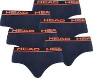 Head Slip Set van 6 Blauw/Oranje Mannen XL