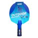 GEWO Outdoor Racket- Vrijetijds-tafeltennisbatje voor buiten - Weerbestendig Blauw Compleet Kat, Schokbestendig, met stabiele roosterstructuur - Antislip Handvat voor een goede grip, 300 gram