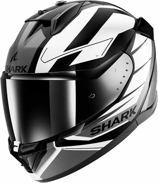 Shark D-Skwal 3 Sizler Integraalhelm Zwart/Grijs/Multicolor/Wit XL