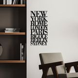 Stijlvol zwart decoratief metalen wandaccessoire, 70 x 49 cm, 100% metaal (1,5 mm dik), eenvoudige wandmontage, perfect voor moderne woondecoratie