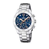 Festina Boyfriend F20603-3 Dameshorloge Zilverkleurig Staal Analoog Quartz 39mm
