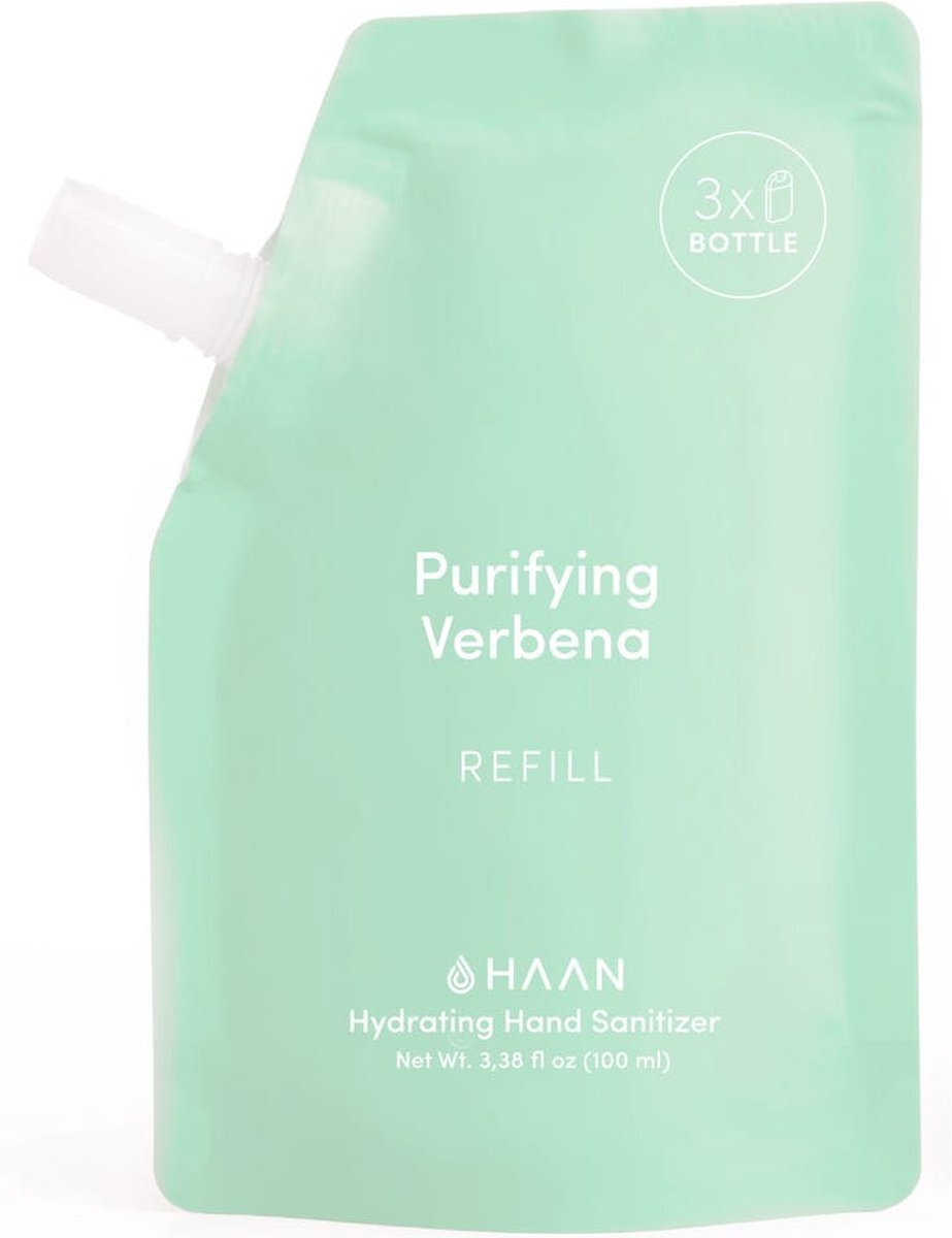 Haan Hydrating Hand Sanitizer - Handspray Refill - Handspray Navulling - Handzeep - Handspray - Purifying Verbena - 100ml