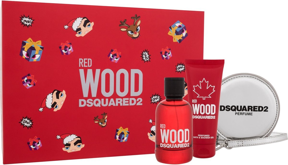 Dsquared² Red Wood Gift Set gift set / dames