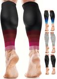 Kuit Compressie Sleeves, Steunkousen zonder Voet, Dames, Heren