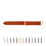 SELVA horlogeband, 14-24 mm, leer, verwisselbaar, vervangende band voor smartwatch, gemaakt in Duitsland