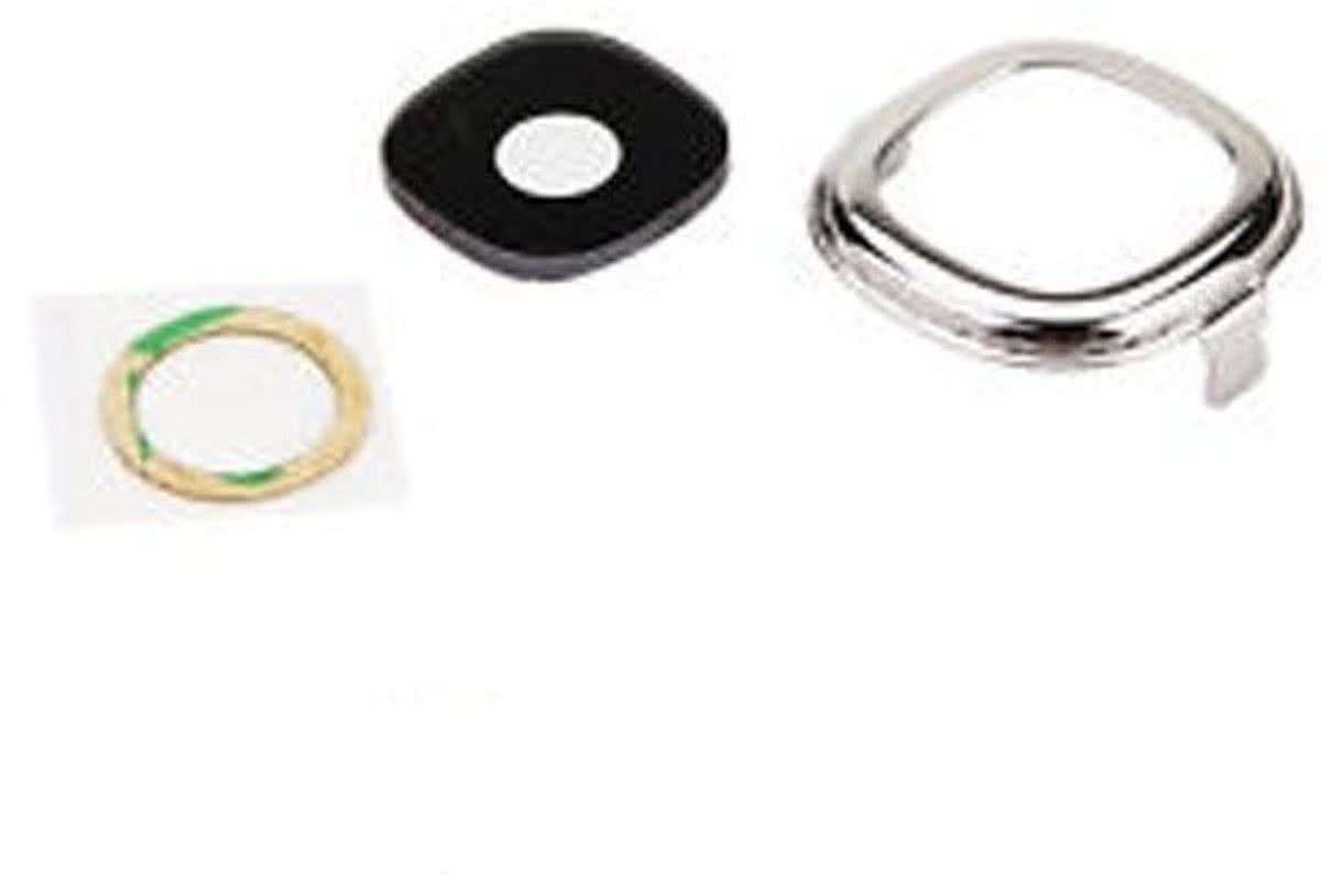 Samsung - Camera lens cover zilver met lens en tape - geschikt voor de Samsung Note 2 - N7100 N7105