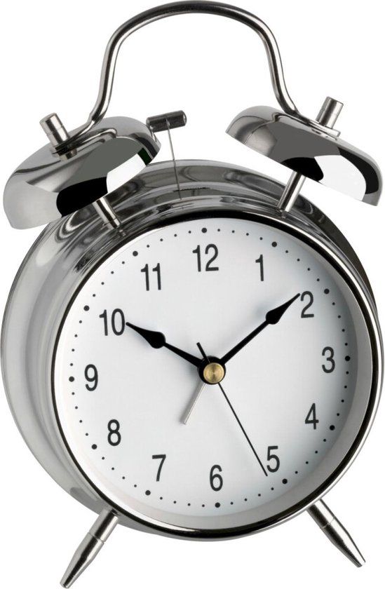TFA Dostmann TFA 98.1043 Wekker - Wit/Zilver