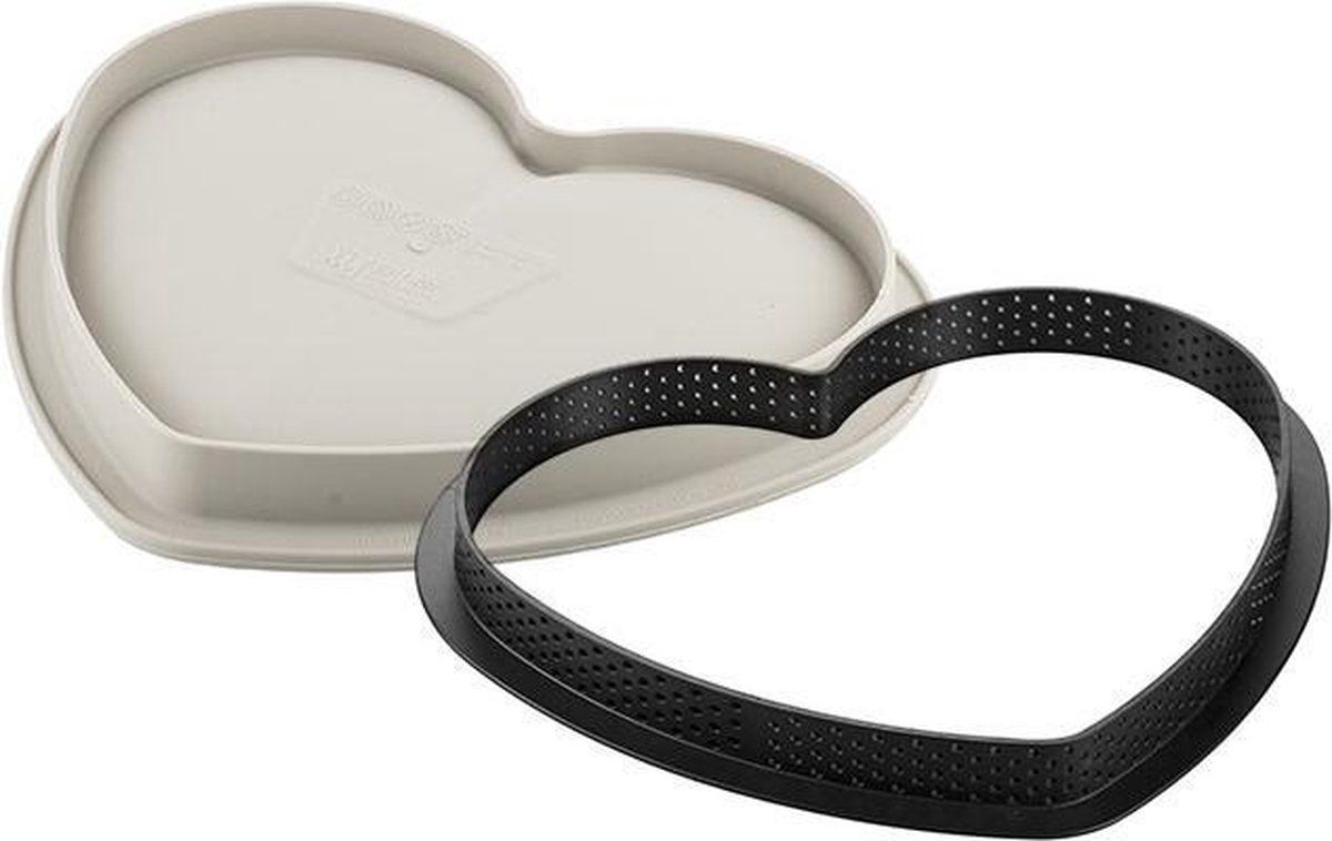 Silikomart KIT TARTE MON Amour - Siliconen vorm en ring