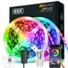 Zavjyet Led Strip Lights RGB 5050 APP Controle Kleur Veranderende Muziek Sync Led Light Strip, 44 Toetsen Afstandsbediening, Led Verlichting voor Slaapkamer, Woonkamer Home Party Decoratie (20M)