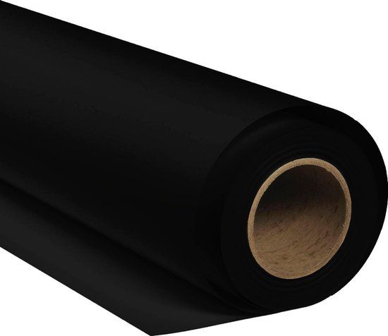 Bresser Achtergrondpapier op Rol - SBP02 - 2 x 11m - Zwart
