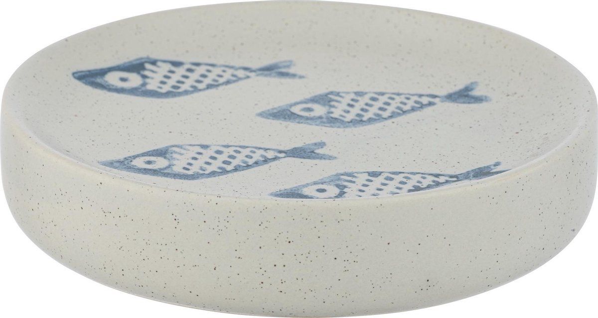 WENKO Zeephouder Aquamarin - 10 x 3 cm - Keramiek - Bruin