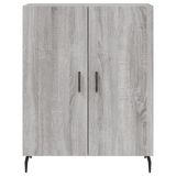 vidaXL Dressoir, grijs Sonoma, 69,5 x 34 x 90 cm, houtvezel
