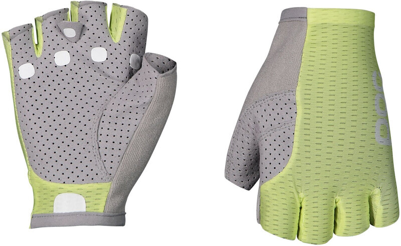 POC Agile Korte vinger handschoenen, geel/grijs