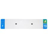 Top Plaq Plaq Nummerplaatstrip voor pvc Top Plaq 19