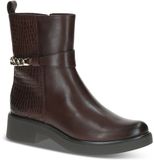 Caprice Dames Enkellaarsje 9-25102-45 329 G-breedte Bruin Leer Maat 36 EU