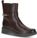 Caprice Dames Enkellaarsje 9-25102-45 329 G-breedte Bruin Leer Maat 36 EU