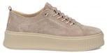 Filippo Damen Halbschuhe mit Schnürung aus echtem Naturleder in Beige