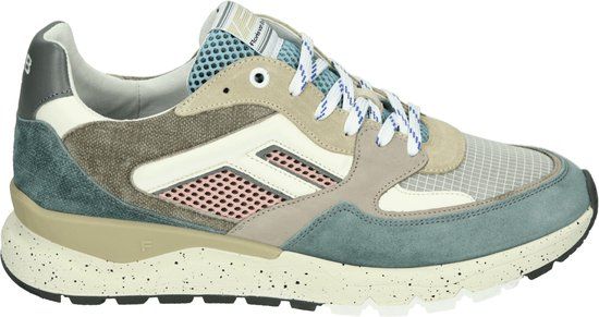 Floris van Bommel DE TREENER 01.51 Lage Sneakers Blauw Maat 47