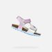 Geox Sandal Chalki Peuter Meisjes Sandalen - Zilver/Blauw - Maat 26