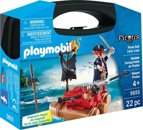 PLAYMOBIL Pirates Pirate Raft Carry Case - 5655