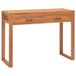Maison Exclusive - Bureau avec 2 tiroirs 100x40x75 cm Teck