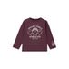 s.Oliver longsleeve met print - aubergine