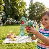 Bubblez 2-in-1 Bellenblaas Speelgoedpistool - Dolfijn en Dino Design - Blauw en Groen
