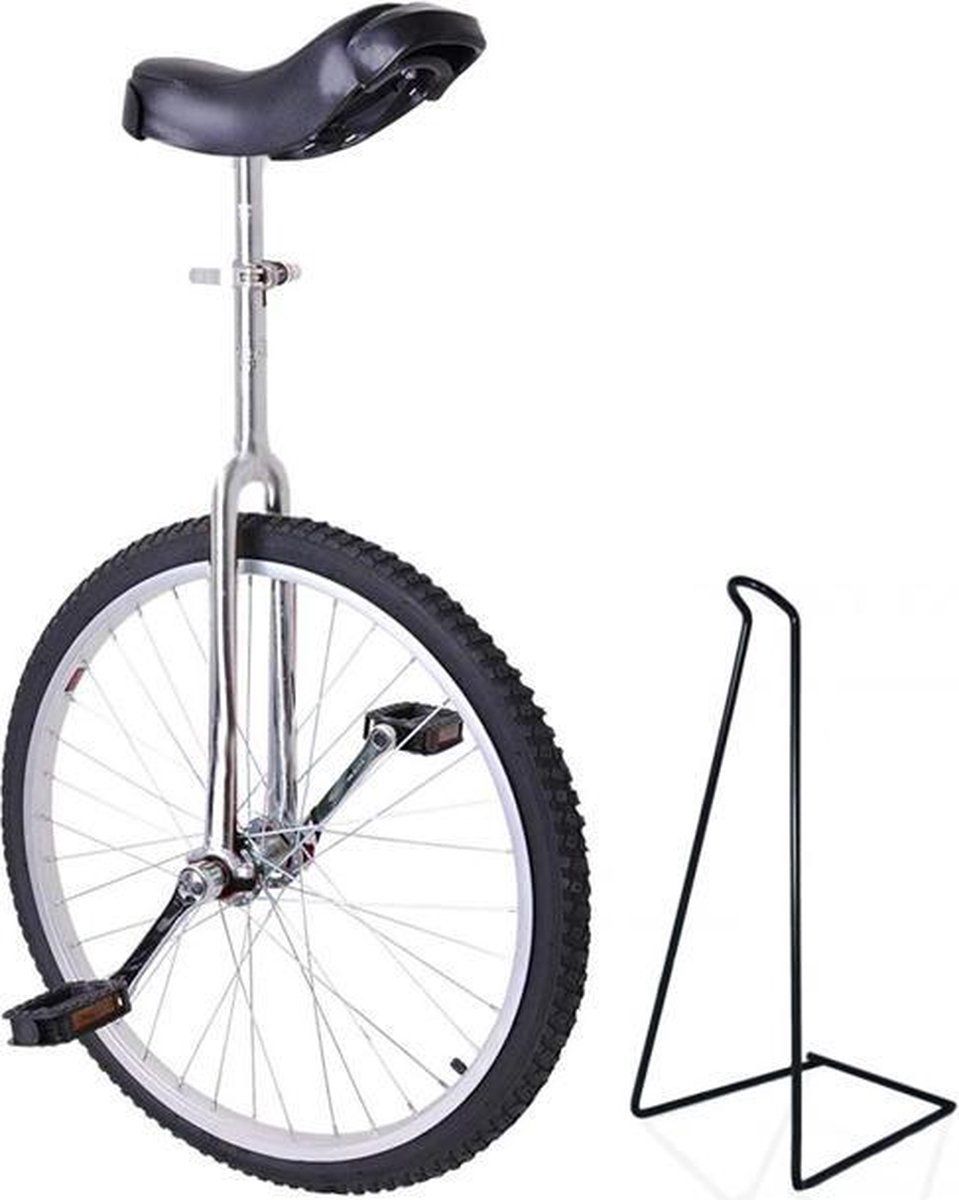 Funsport-Unlimited Eenwieler 24 Chrome - Zilver - Aluminium - 7430437293295