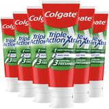 Colgate Tandpasta Triple Action Extra Fresh - 6 x 75 ml