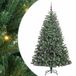 vidaXL Sapin de Noël artificiel, pliable, vert, 210 cm