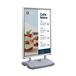 Europel 355118 Bord- & Informatiehouder Informatiestandaard Aluminium Zilver