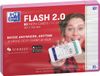 Oxford Flash 2.0 - Flashcards - Gelijnd - A6 - Fuchsia rand - 80 stuks