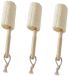 Trois brosses à vaisselle en bois pour vaisselle, brosses à bouteilles avec long manche en bois, manches en bois résistants aux rayures, brosses à vaisselle pour le nettoyage, 18 cm