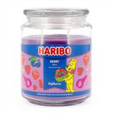 Haribo Geurkaars Berry Mix Glas Paars 10 cm