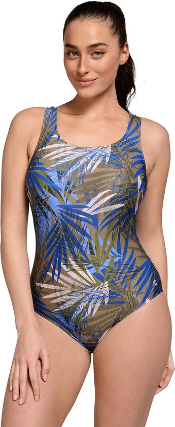 ten Cate Swim Ten Cate Badpak Soft Cup Prothesis Botanical Leaves Green Dames Maat 46