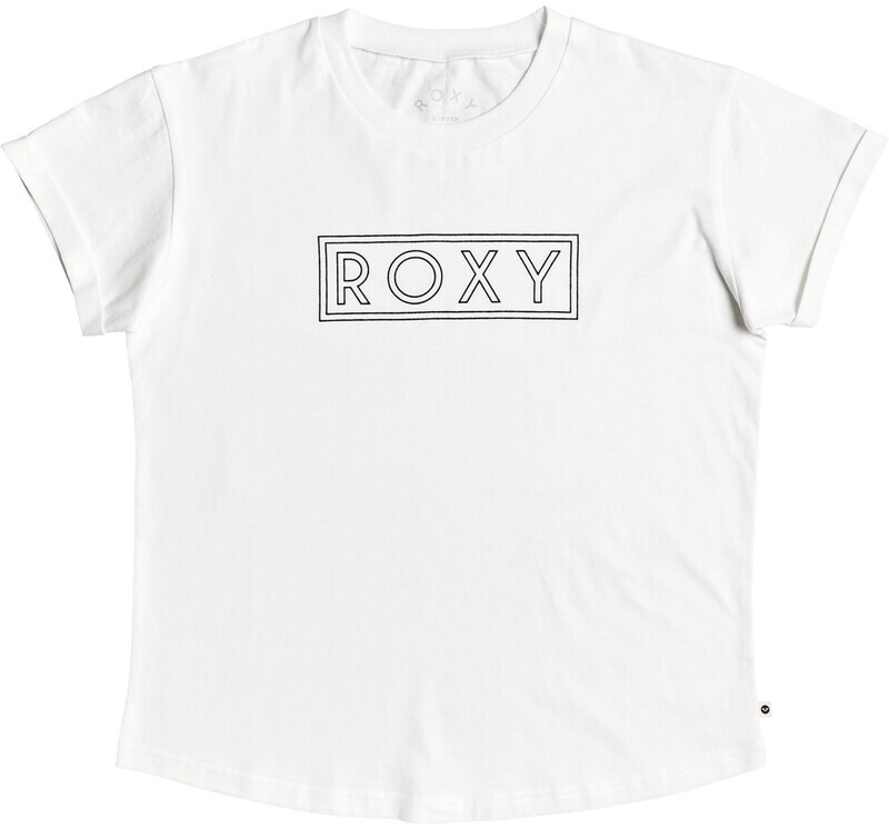 Roxy Epic Afternoon Word T-shirt Dames, snow white XL 2020 T-shirts