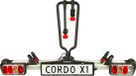 Cordo X1 Fietsendrager Trekhaak – Lichtgewicht 12,5 kg – Geschikt voor 2 E-Bikes tot 30 kg – Opvouwbaar & Afsluitbaar