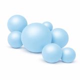 Herbruikbare Balloony Herbruikbare Ballonslinger van 7 Pastel Blauw