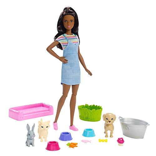 Barbie Mattel - - Play 'N' Wash Pets African American