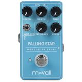 Movall MP-104 gemoduleerd Falling Star effectpedaal voor gitaar met analoge vertraging