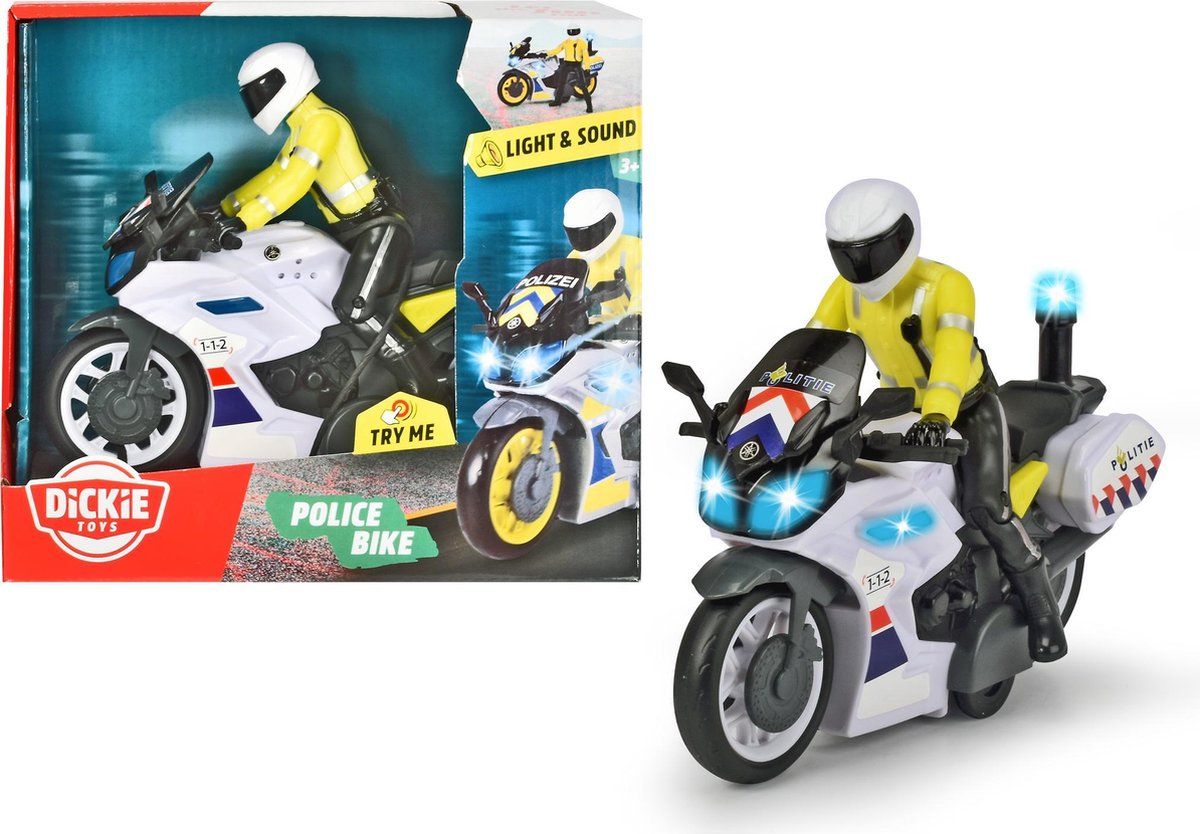 Dickie Toys Politie Motor Nederlandse versie