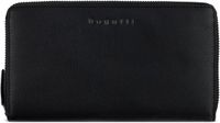 bugatti Mira Ladies Long Zip Wallet Black Zwart
