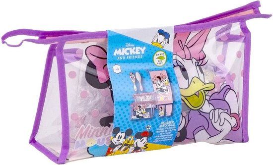 Disney Minnie Mouse Kindertoiletartikelen Reisset Minnie Mouse 4 Onderdelen Roze