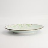 Merkloos / Sans marque TOKYO DESIGN STUDIO GREEN COSMOS PLATE 22.5X3CM