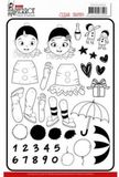 Yvonne Creations Clear Stamps - Petit Pierrot