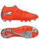 PUMA Future 9 Ultimate AG Unleashed - Rouge éclatant/Blanc/Noir/Argenté Femme - Herbe synthétique (AG), pointure 36